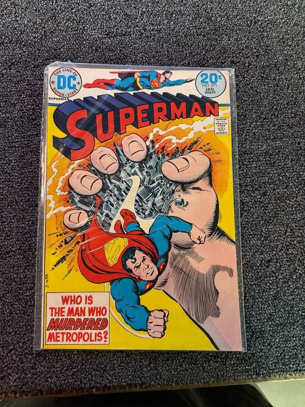 DC Comics Superman #271 Comic Book Jan 1974